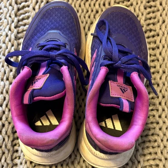 Adidas Kids Sneakers in Purple and Pink - Picture 3 of 7